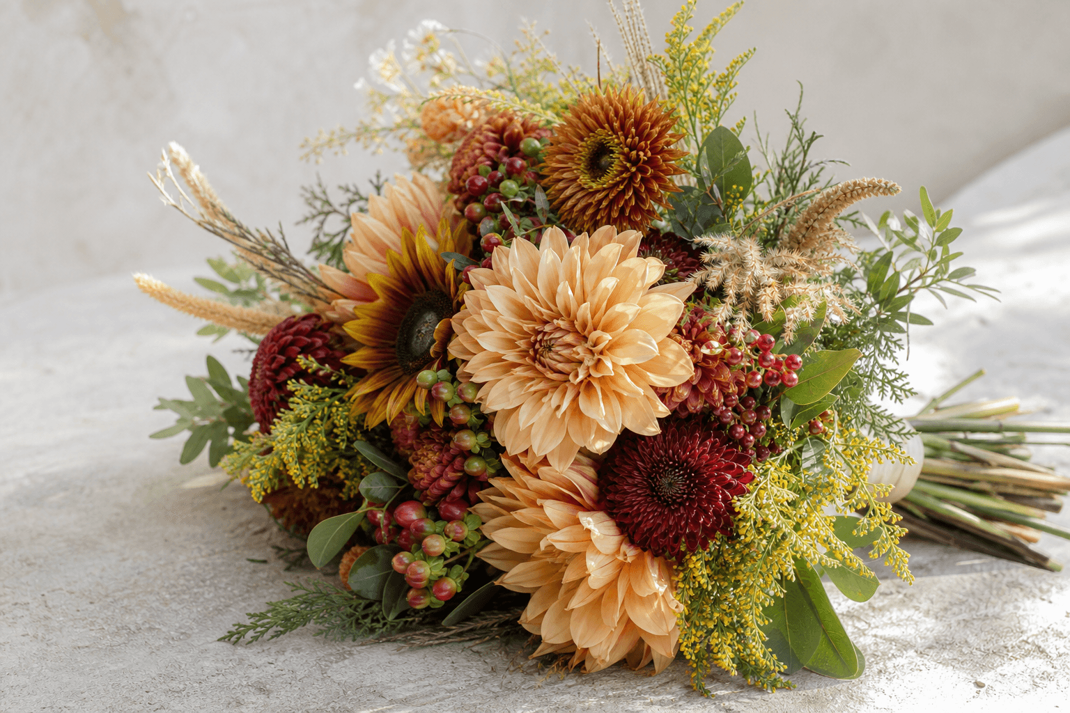 Fall Wedding Flowers for Canadian Weddings