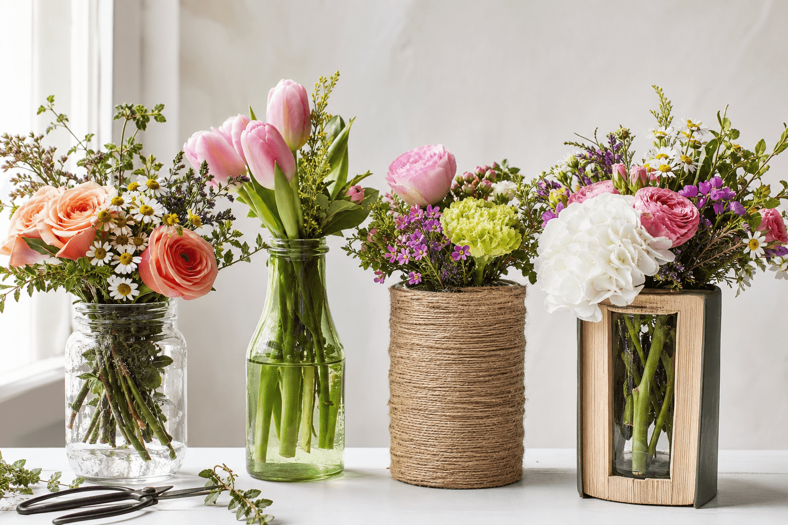 How to Make a DIY Flower Vase From Things You Already Own