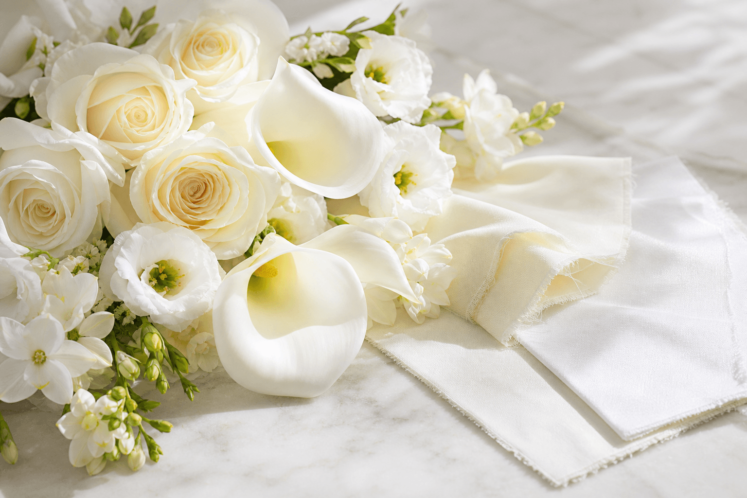 White Wedding Flowers: Every Shade of White There Is