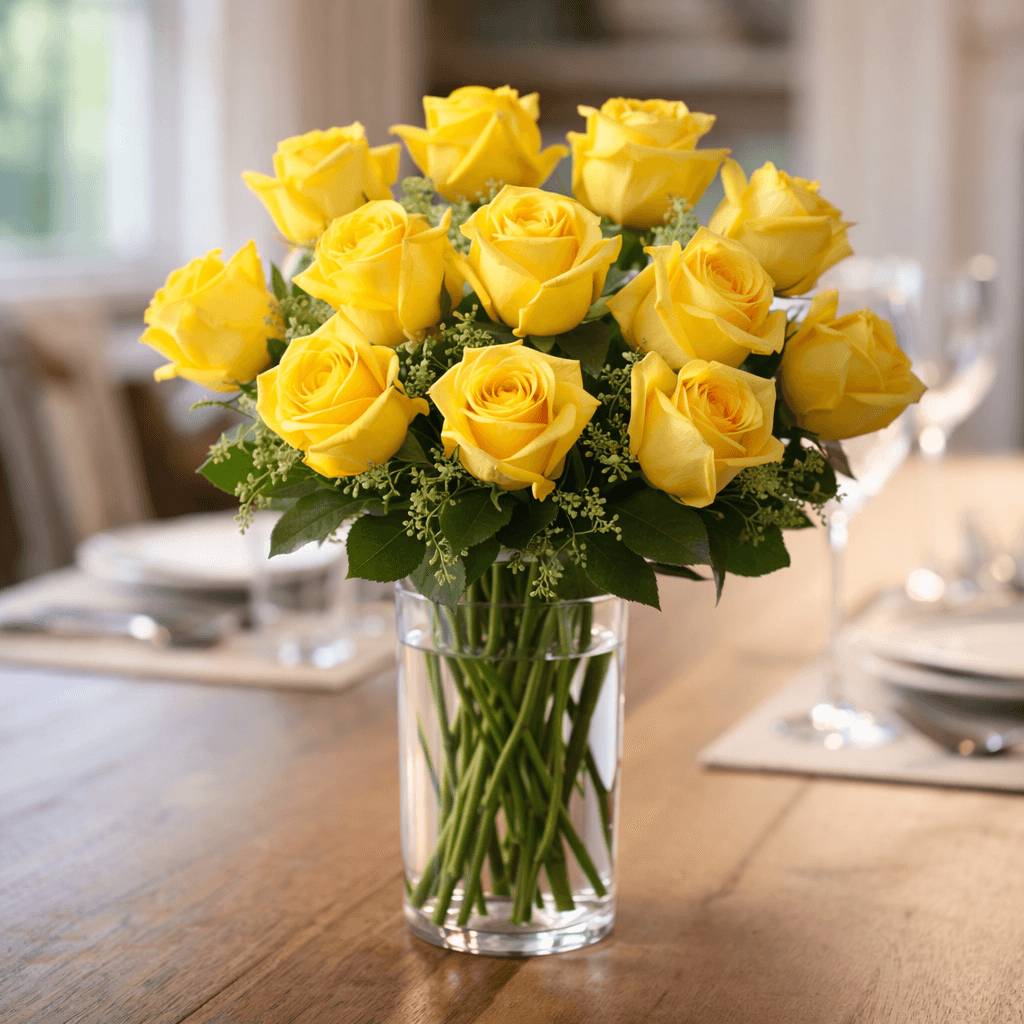 The Yellow Rose Bouquet