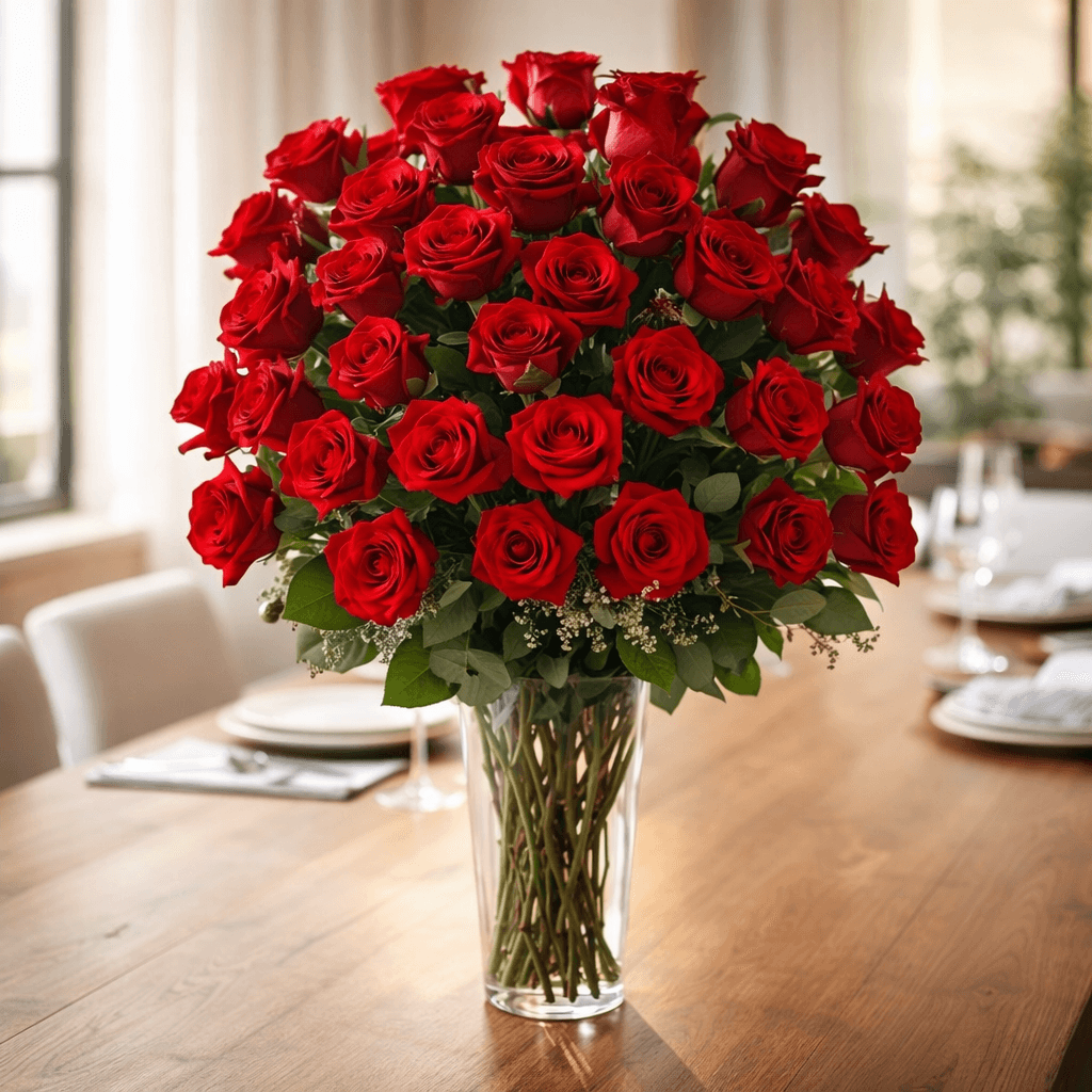 Three Dozen Red Roses