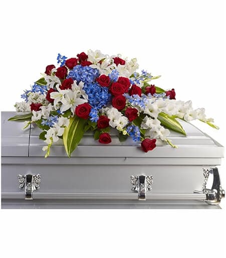 Distinguished Service Casket Spray