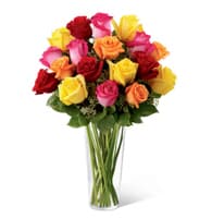 The Bright Spark Rose Bouquet view 2