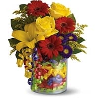 Birthday Ribbon Bouquet view 2