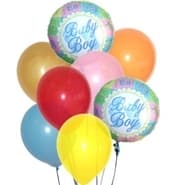 Baby Boy Balloon Bouquet view 2