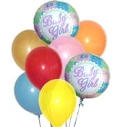 Baby Girl Balloon Bouquet view 2