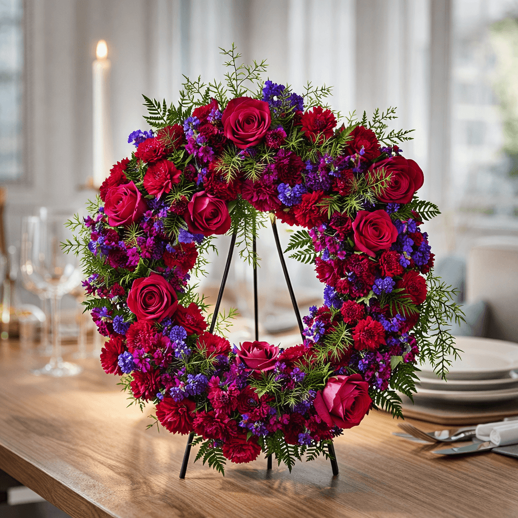 Calming Colors Wreath