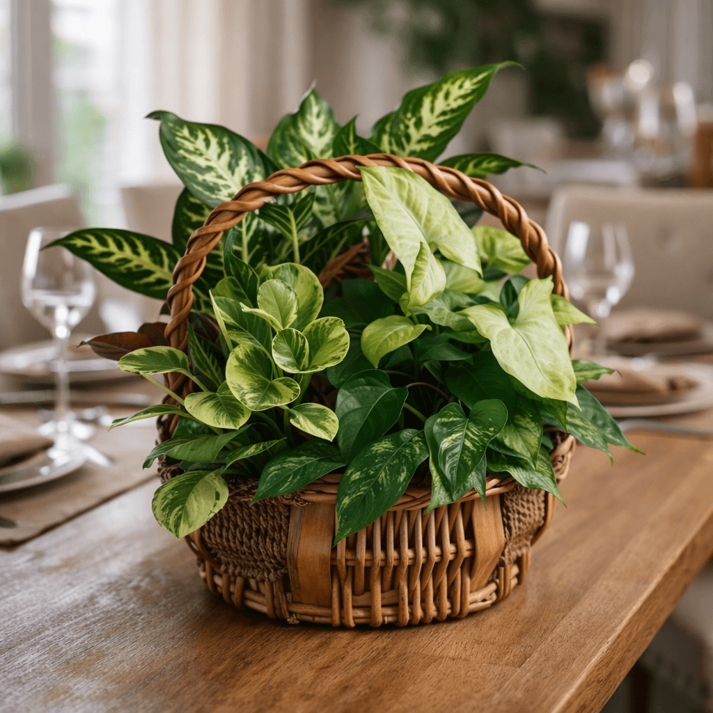 Emerald Garden Basket