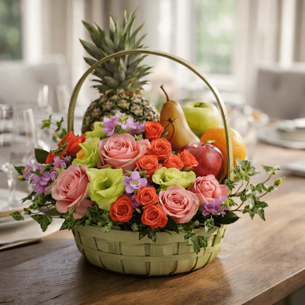 Fruit & Flowers Basket