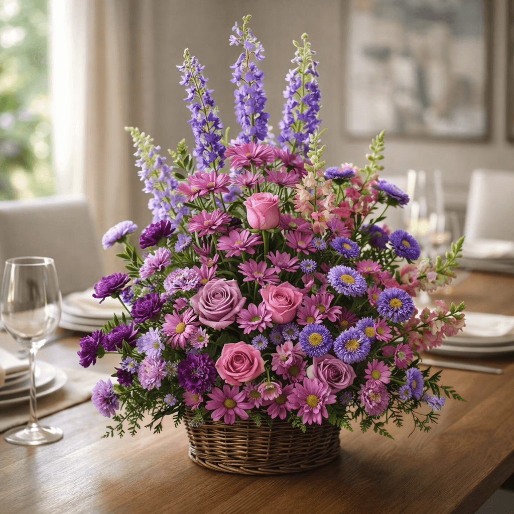 Gracious Lavender Basket