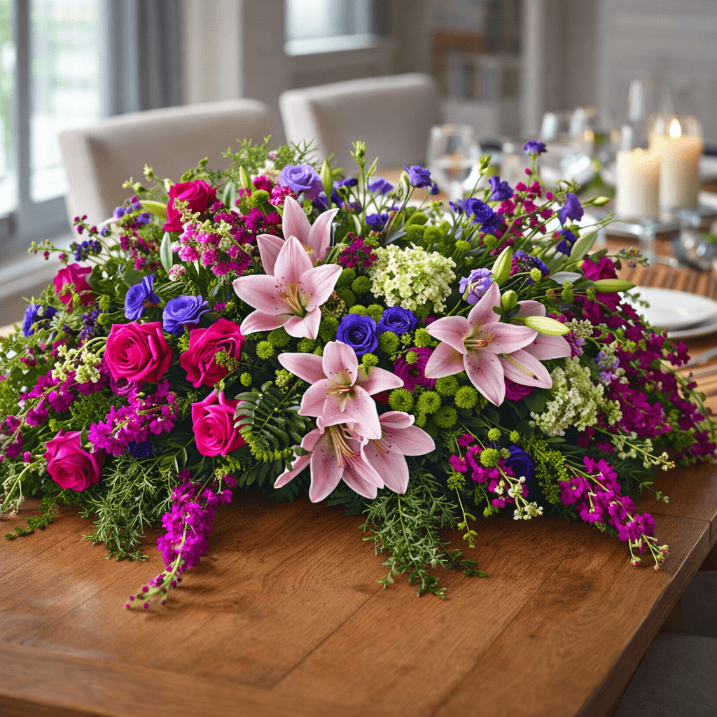 Radiant Tribute Casket Spray