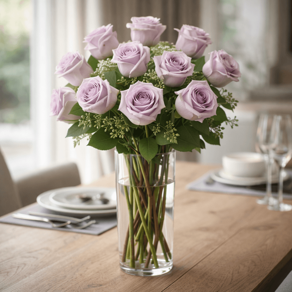 The Lavender Rose Bouquet