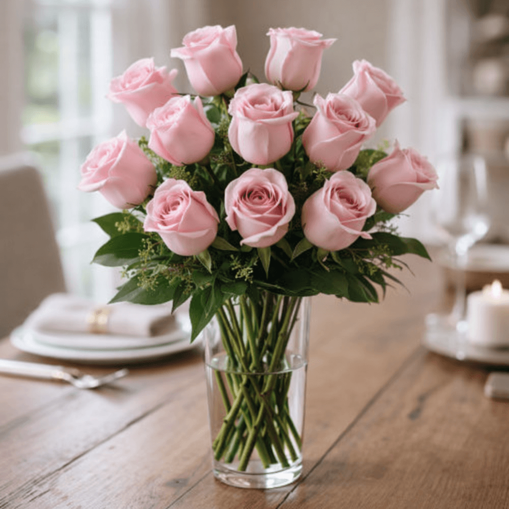 The Pink Rose Bouquet