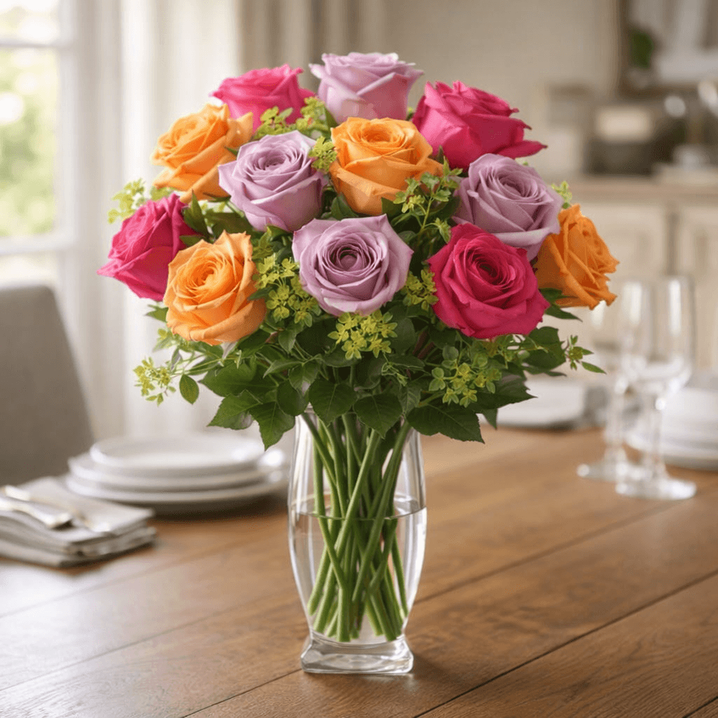 The Pure Enchantment Rose Bouquet