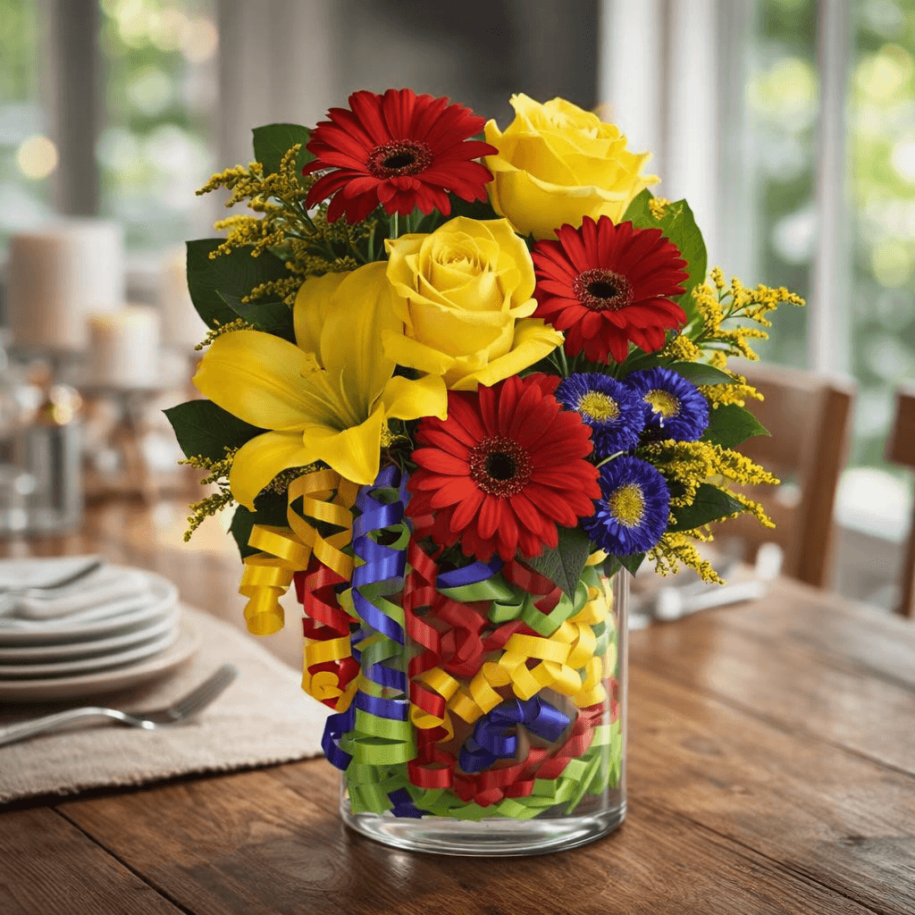 Birthday Ribbon Bouquet
