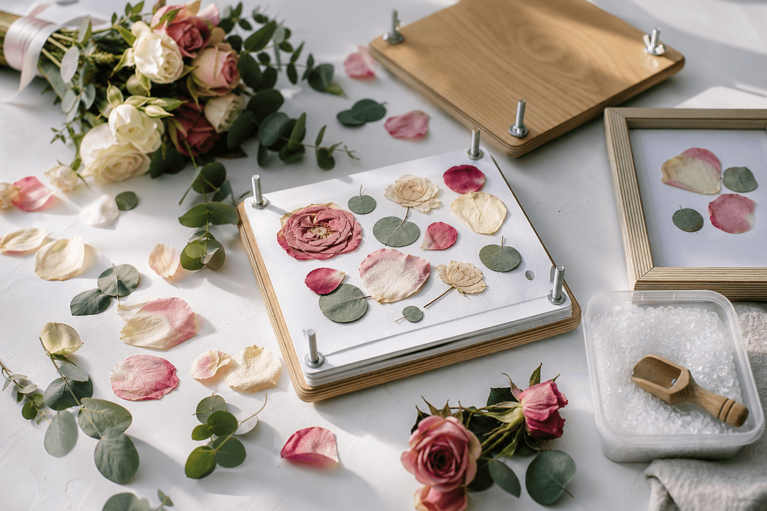 How to Preserve Wedding Flowers: Pressing, Drying and Silica Gel
