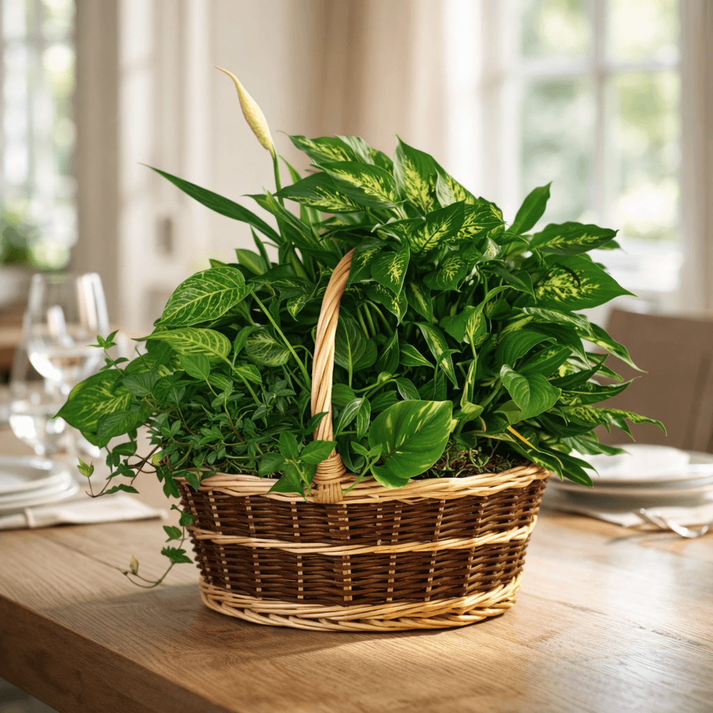 Large Basket Garden