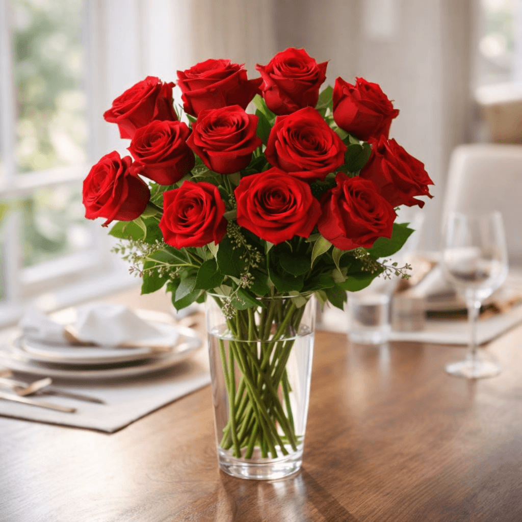 The Red Rose Bouquet