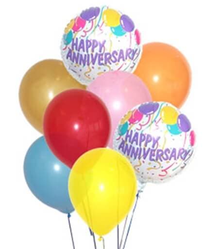 Happy Anniversary Balloon Bouquet